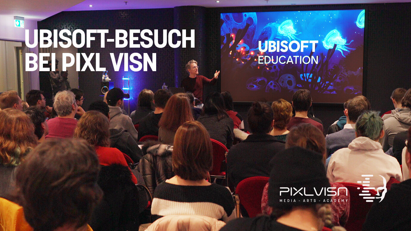 Ubisoft-Kreative aus Düsseldorf zu Besuch bei PIXL VISN
