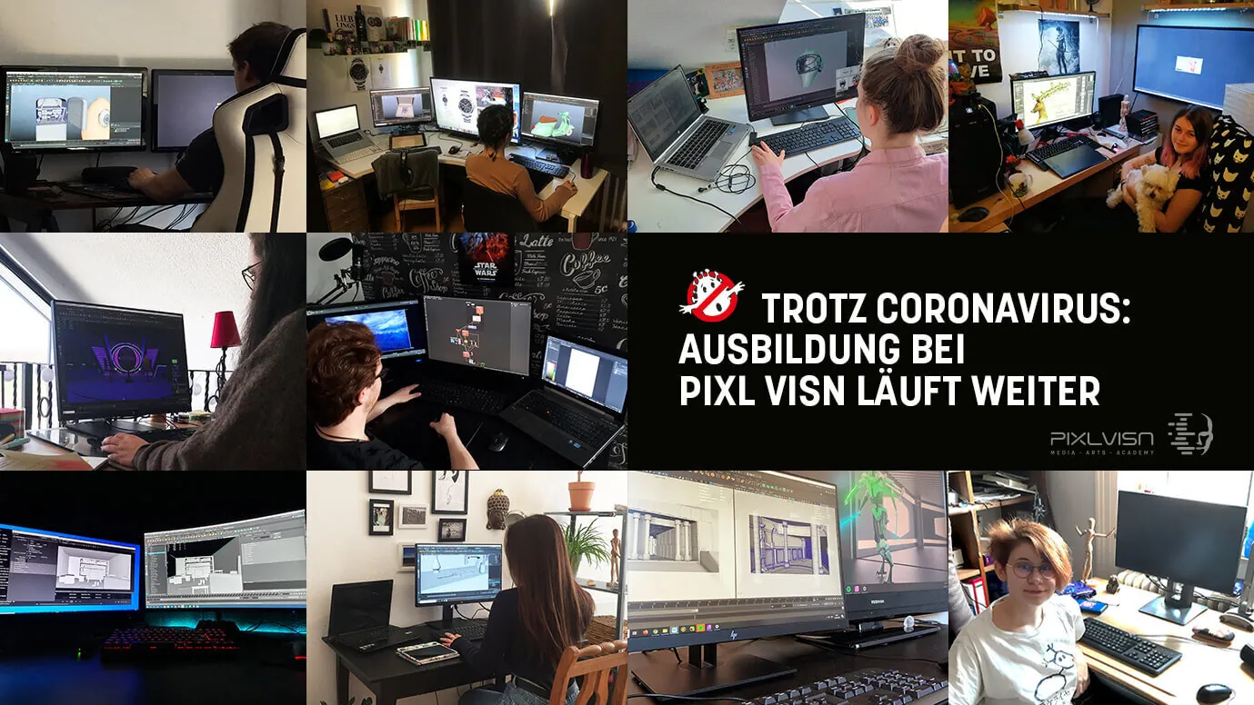 Trotz Coronavirus: Ausbildung bei PIXL VISN läuft weiter