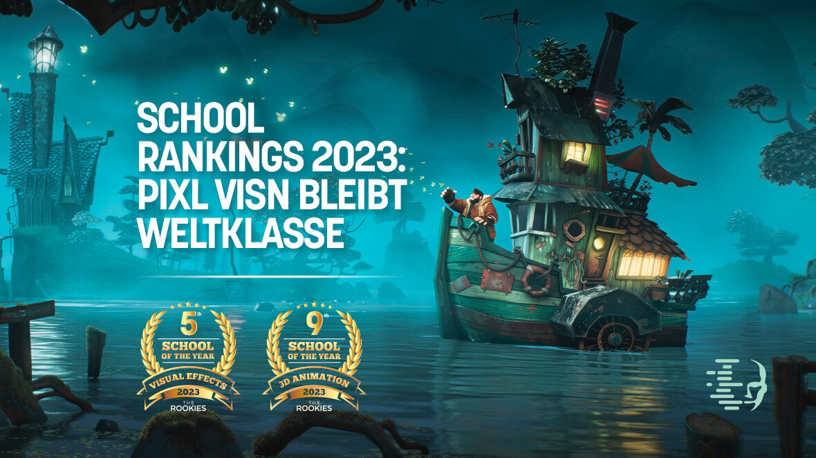 PIXL VISN bleibt in der Weltspitze: Erneute Auszeichnungen als eine der besten Schulen für Visual Effects und 3D Animation