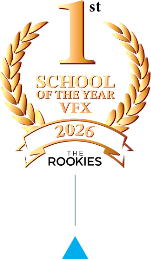 PIXL VISN gewann bei The Rookies School of the Year 2026 den 1. Platz in der Kategorie Visual Effects.
