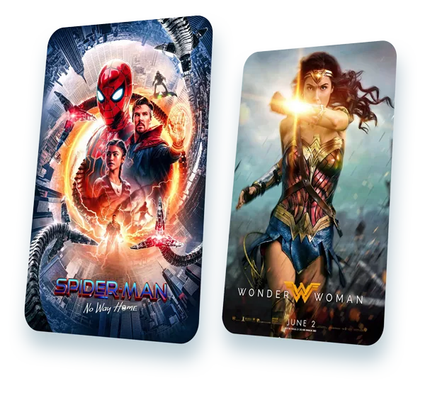 Filmplakate von Produktionen, an denen Michael Sun, FX Artist bei Digic Pictures, mitgearbeitet hat