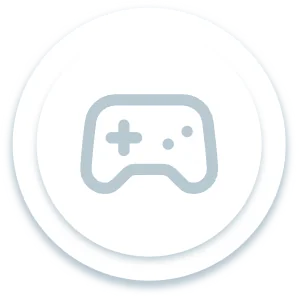 Icon representing the creation of real-time 3D content.