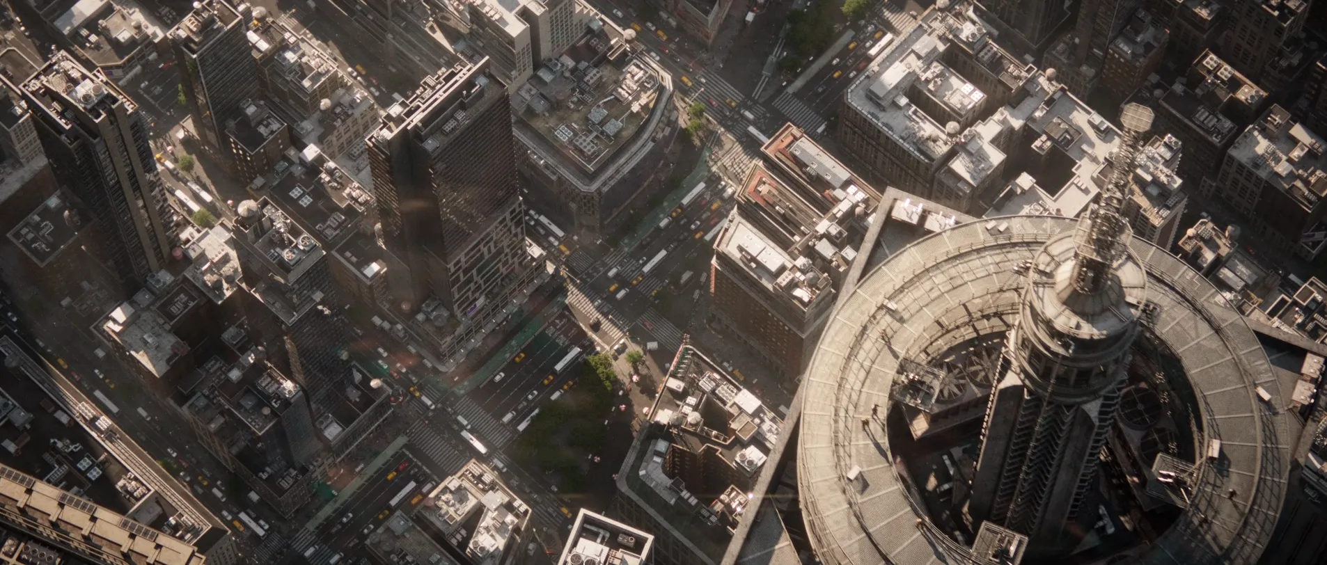 Rush Hour by Peter Stumpf, a New York-inspired city seen top-down