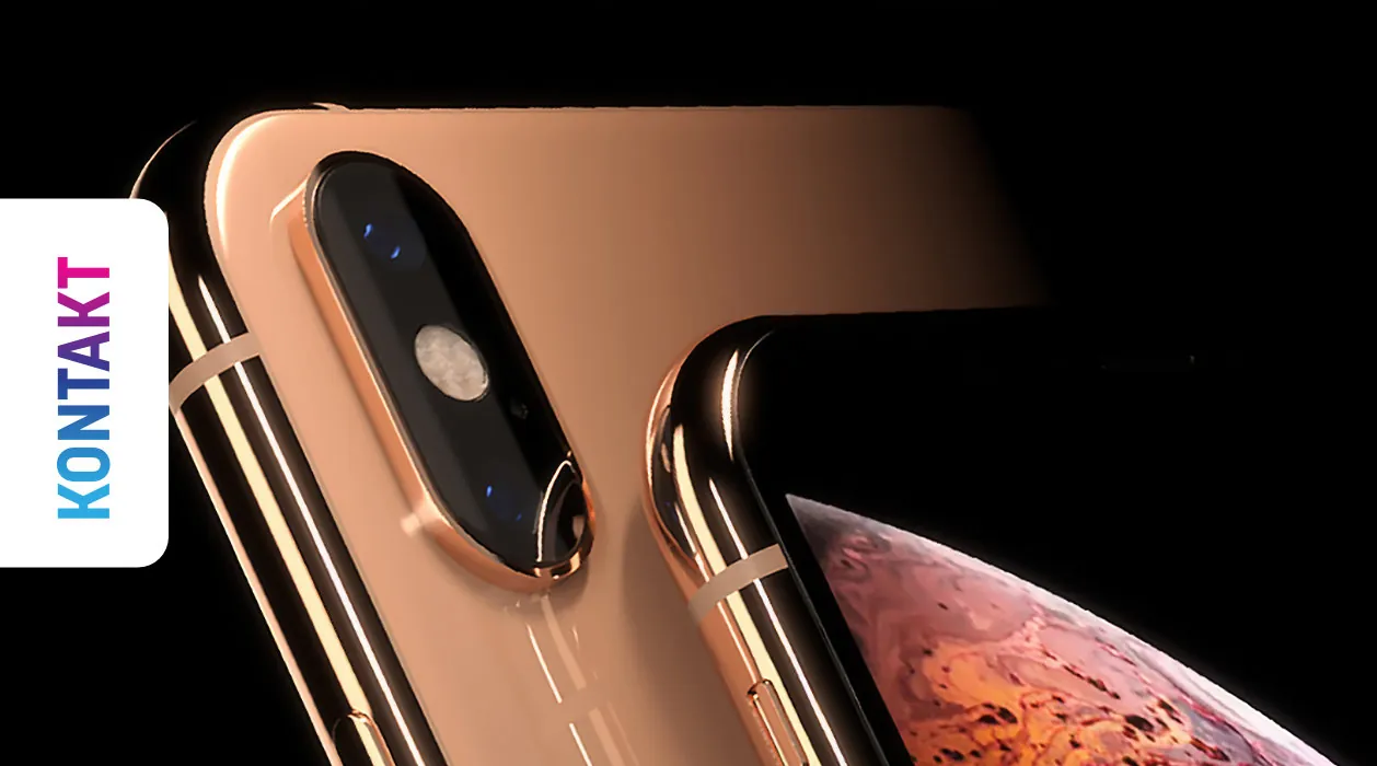3D-Rendering eines Smartphones – Headerbild der Kontaktseite