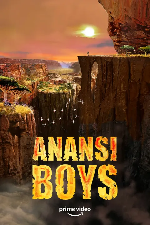 Anansi Boys — Plakat einer Produktion, an der PIXL VISN Absolventen mitgewirkt haben