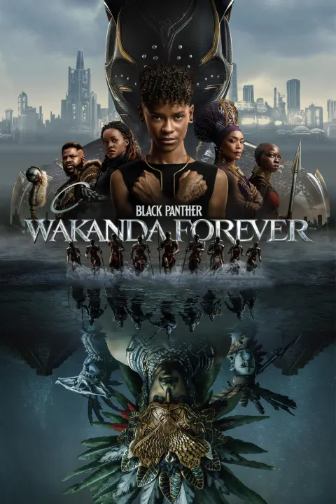 Black Panther: Wakanda Forever — Plakat einer Produktion, an der PIXL VISN Absolventen mitgewirkt haben