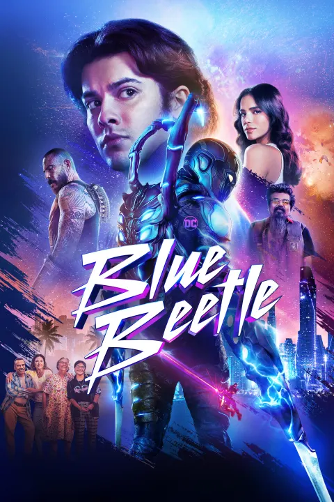 Blue Beetle — Plakat einer Produktion, an der PIXL VISN Absolventen mitgewirkt haben