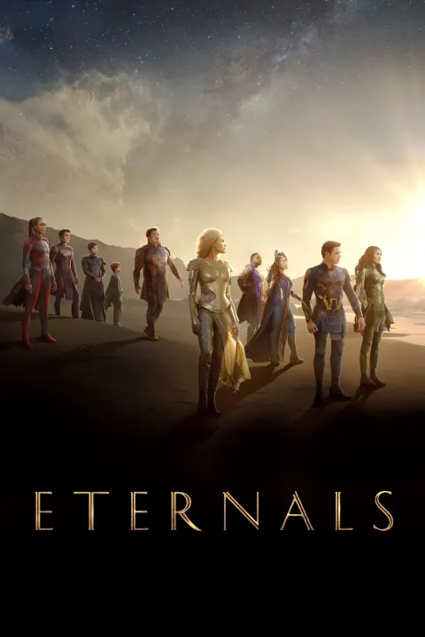 Eternals — Plakat einer Produktion, an der PIXL VISN Absolventen mitgewirkt haben