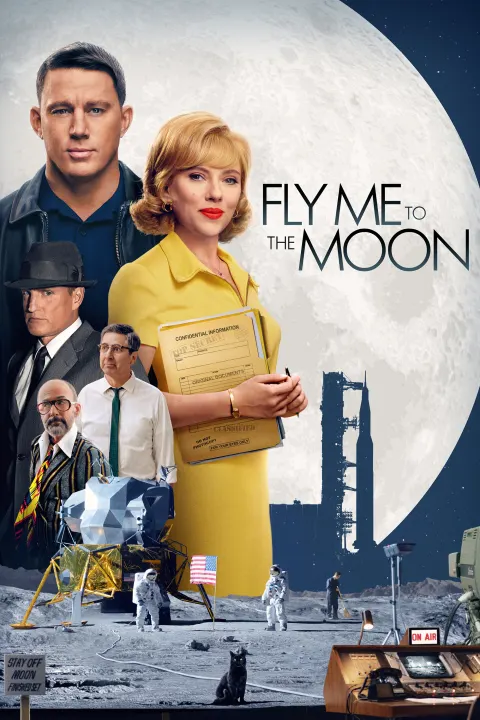 Fly Me to the Moon — Plakat einer Produktion, an der PIXL VISN Absolventen mitgewirkt haben