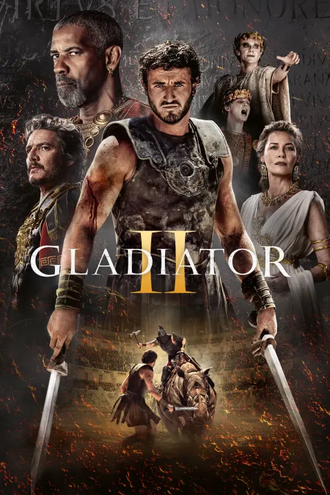 Gladiator II — Plakat einer Produktion, an der PIXL VISN Absolventen mitgewirkt haben