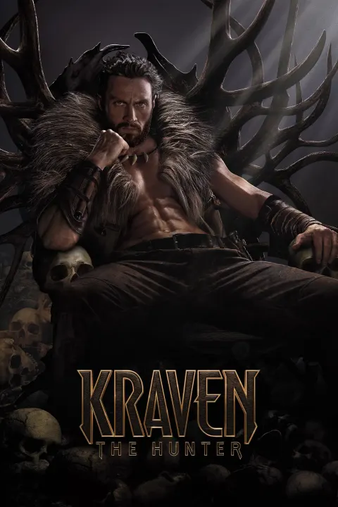 Kraven the Hunter — Plakat einer Produktion, an der PIXL VISN Absolventen mitgewirkt haben