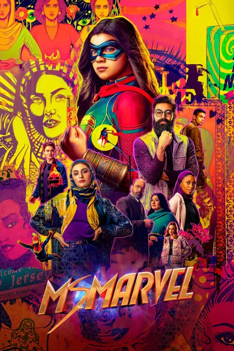 Ms Marvel — Plakat einer Produktion, an der PIXL VISN Absolventen mitgewirkt haben