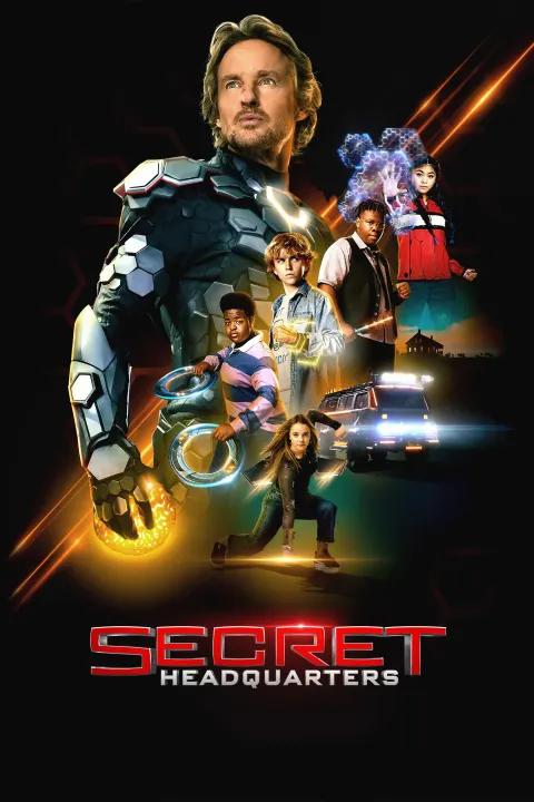 Secret Headquarters — Plakat einer Produktion, an der PIXL VISN Absolventen mitgewirkt haben