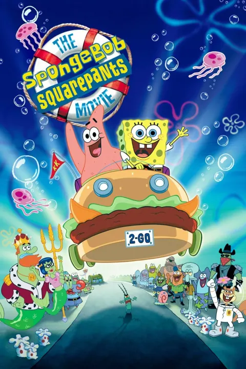 SpongeBob Movie — Plakat einer Produktion, an der PIXL VISN Absolventen mitgewirkt haben