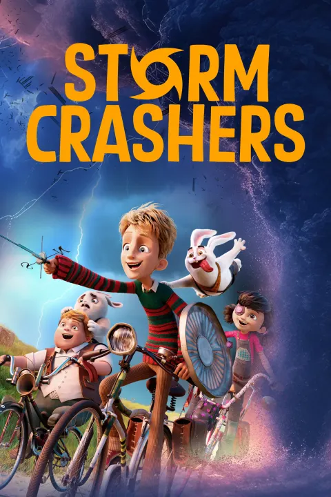 Storm Crashers — Plakat einer Produktion, an der PIXL VISN Absolventen mitgewirkt haben