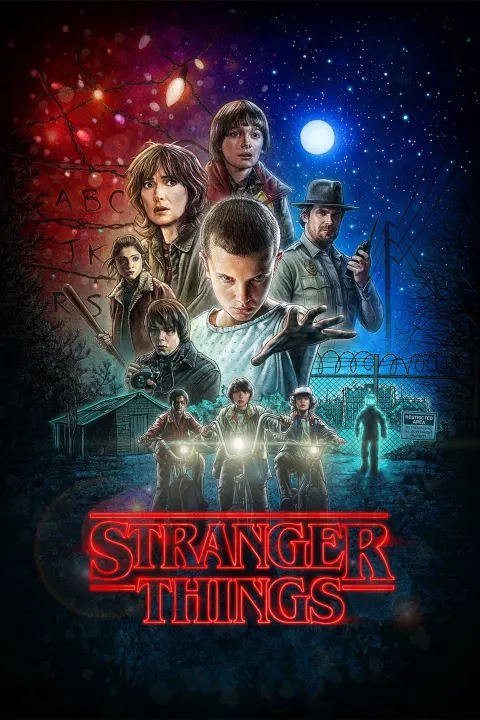 Stranger Things — Plakat einer Produktion, an der PIXL VISN Absolventen mitgewirkt haben