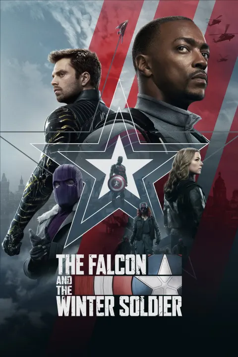 Falcon & Winter Soldier — Plakat einer Produktion, an der PIXL VISN Absolventen mitgewirkt haben