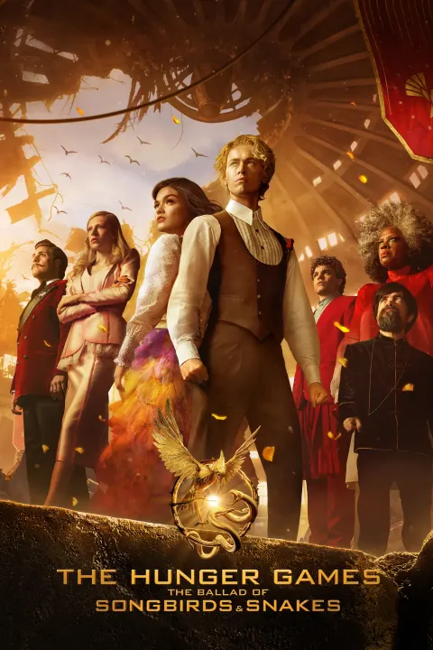 Hunger Games: Songbirds & Snakes — Plakat einer Produktion, an der PIXL VISN Absolventen mitgewirkt haben