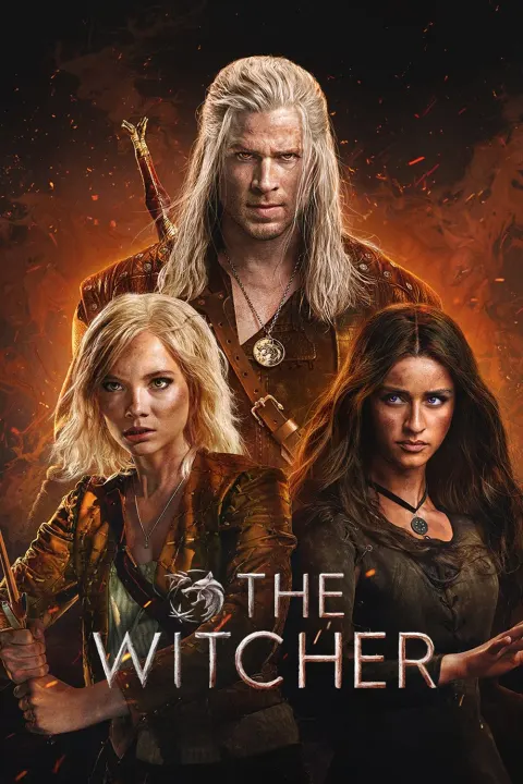 The Witcher — Plakat einer Produktion, an der PIXL VISN Absolventen mitgewirkt haben
