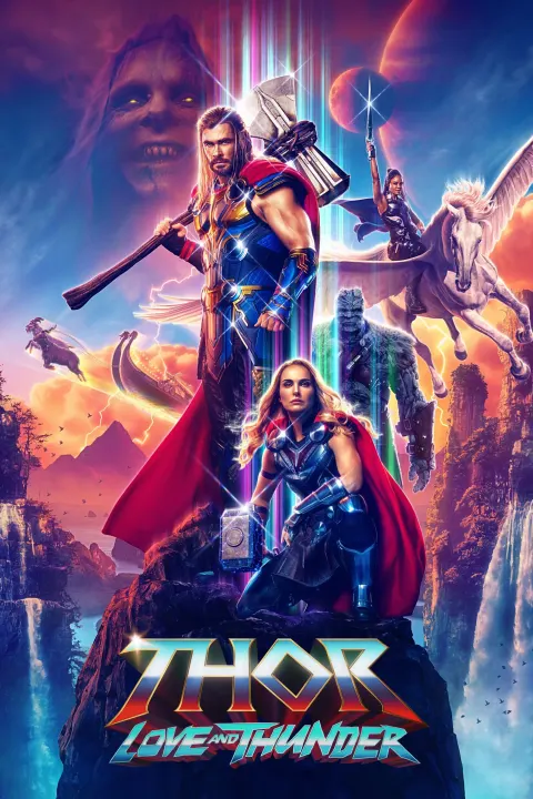 Thor: Love and Thunder — Plakat einer Produktion, an der PIXL VISN Absolventen mitgewirkt haben
