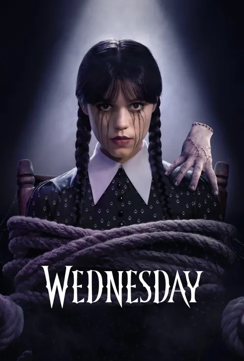 Wednesday — Plakat einer Produktion, an der PIXL VISN Absolventen mitgewirkt haben