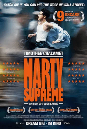 Film poster: Marty Supreme