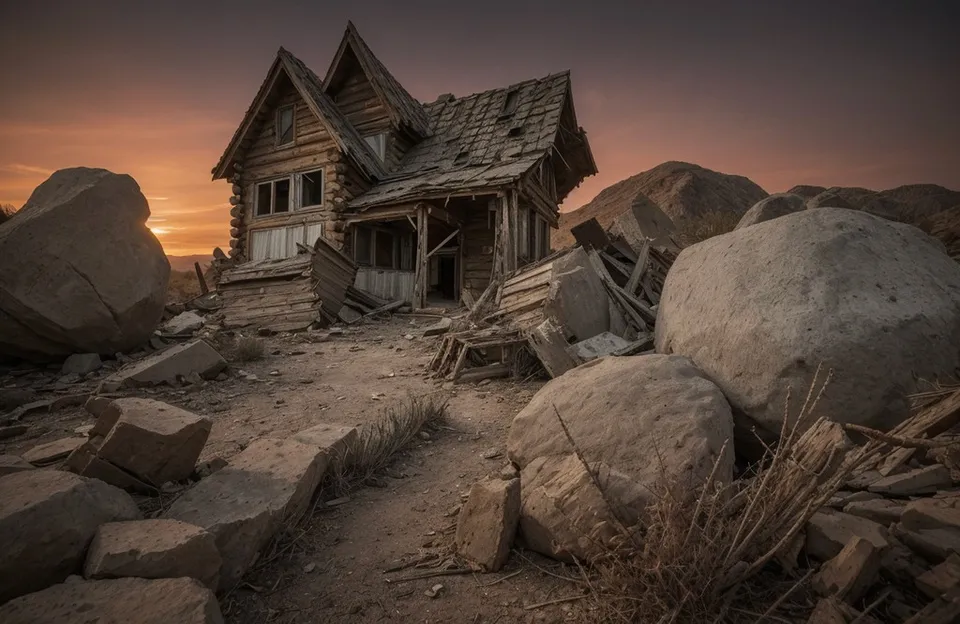 AI-generated environment concept – detailed structure